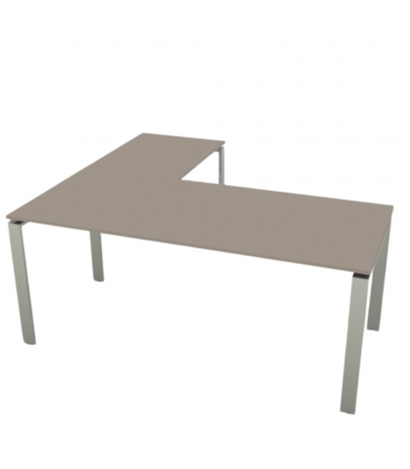 Scrivania gamba a ponte con allungo Loft