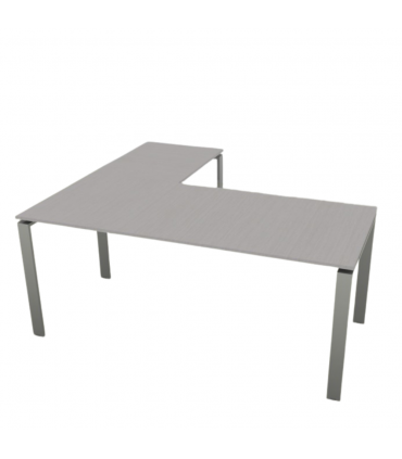 Scrivania gamba a ponte con allungo Loft