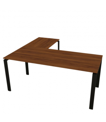 Scrivania gamba a ponte con allungo Loft