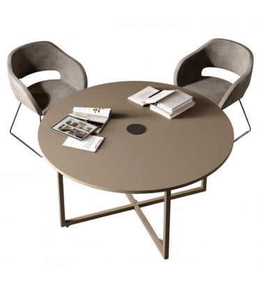 Tavolo riunioni circolare Sigma by Las