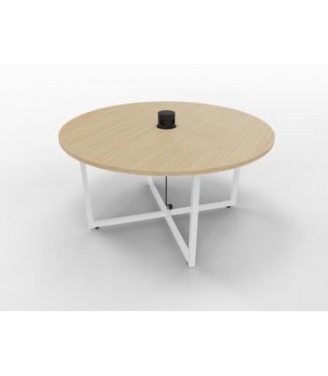 Tavolo riunioni circolare Sigma by Las