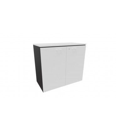 Mobile basso con ante in legno by LAS