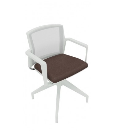 Seduta con schienale con base piramidale F03 by Las
