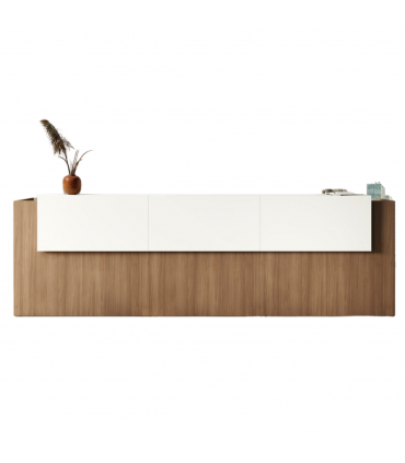 Reception lineare Point mensola Legno by Las