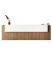 Reception lineare Point mensola Legno by Las