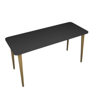 Scrivania con piano sagomato Twig by Golf