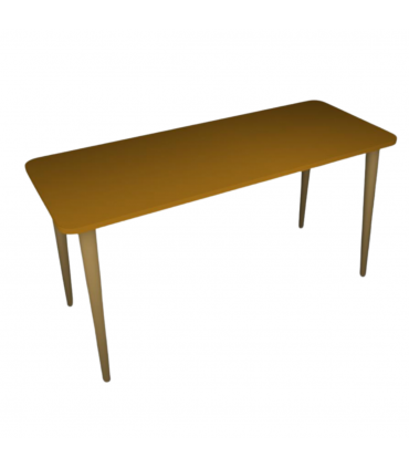 Scrivania con piano sagomato Twig by Golf