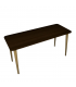Scrivania con piano sagomato Twig by Golf