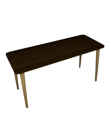 Scrivania con piano sagomato Twig by Golf