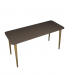 Scrivania con piano sagomato Twig by Golf