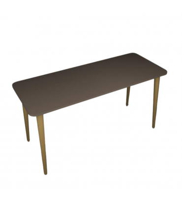 Scrivania con piano sagomato Twig by Golf