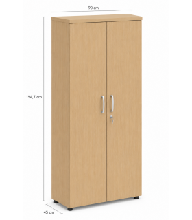 Mobile alto con ante in legno by Seipo