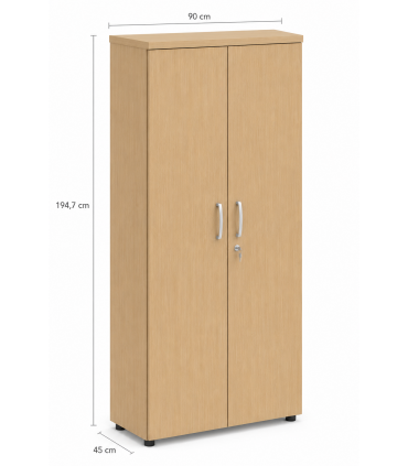 Mobile alto con ante in legno by Seipo