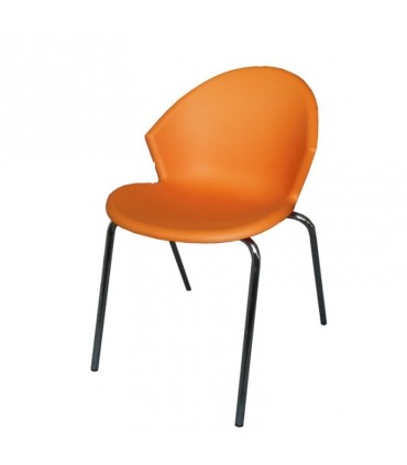 Sedia in plastica 4 gambe Smile