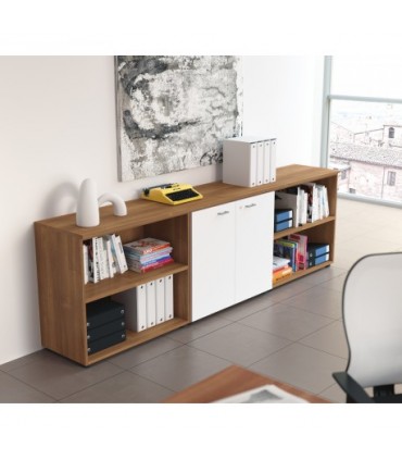 Mobile basso con ante in legno by LAS