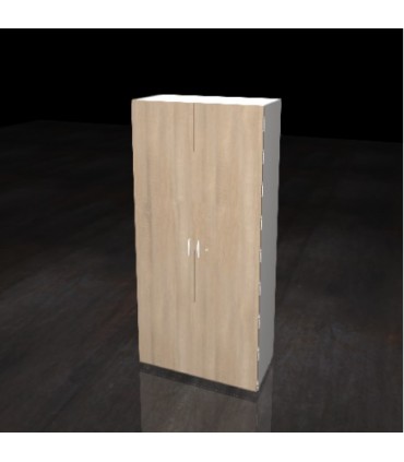 Mobile contenitore alto a 2 ante by Compir