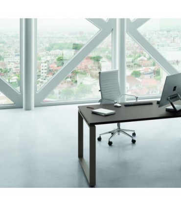 Scrivania con gamba ad anello chiuso Loft