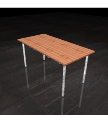 Tavolo mensa a quattro gambe con piano in melaminico