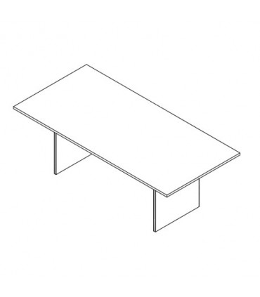 Tavolo riunioni rettangolare by Colombini